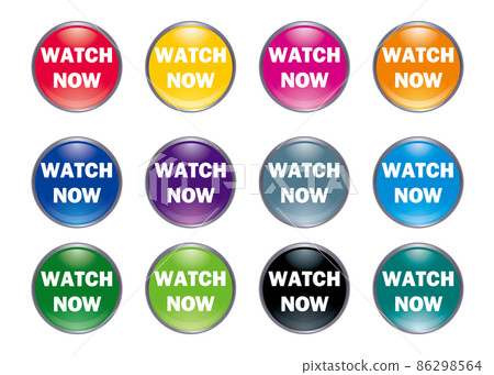 WATCH NOW button set with a three-dimensional effect and glossiness. Watch now. White background for websites, banners, and apps. WATCH NOW button set with a three-dimensional effect and glossiness. Watch now. White background for websites, banners, and apps. 86298564