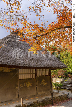 深秋高台寺(京都)境內的笠亭 深秋高台寺(京都)境內的笠亭 86299141