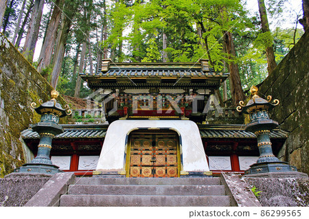 [Tochigi] Spring Nikko Sanrokuji Temple, Taiyu-in Temple's Emperor Kamon 86299565
