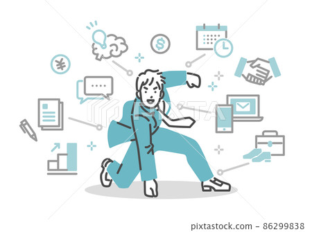 Super businessman 86299838