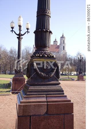 historical lamps in Vilnius historical lamps in Vilnius 86300071