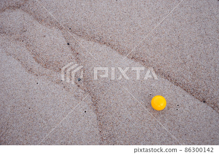 sea beach sand background and ball sea beach sand background and ball 86300142