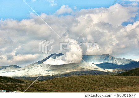 Kumamoto Prefecture Mt. Aso eruption Kumamoto Prefecture Mt. Aso eruption 86301677