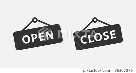 Set of close and open icon vector sign. Cancel symbol web design. Error, denied, avoid or wrong data button. Set of close and open icon vector sign. Cancel symbol web design. Error, denied, avoid or wrong data button. 86302876