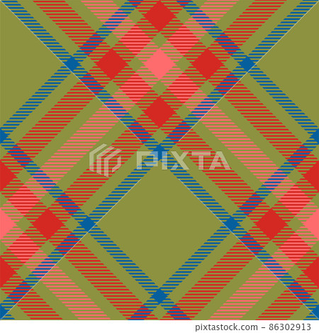 Plaid pattern vector. Check fabric texture. Seamless textile design for clothes, paper print. 86302913