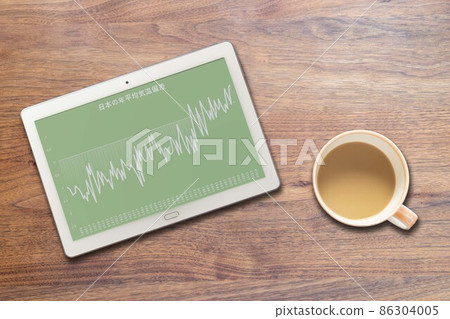 Annual Average Temperature Deviation Graph for Japan (Tablet Coffee) Annual Average Temperature Deviation Graph for Japan (Tablet Coffee) 86304005