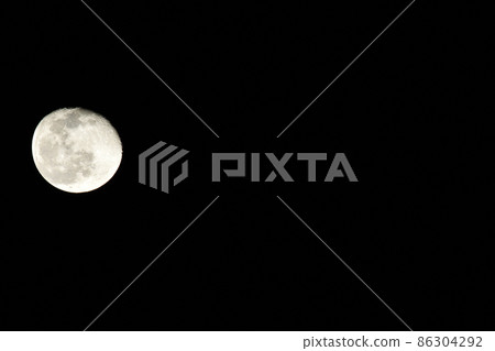 北斗市白州町1月17日夜月（位置：左中） 86304292