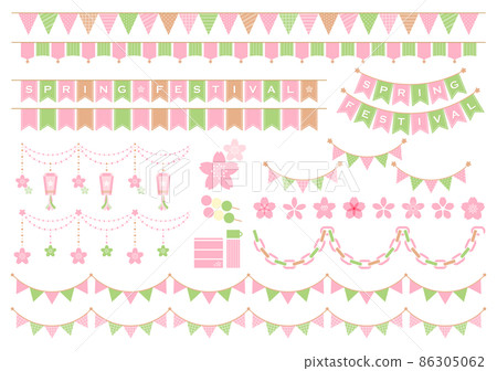 Garland Spring Color Sakura Sakura 86305062