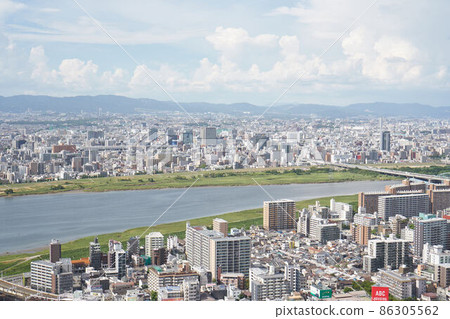 Umeda, Osaka in summer Umeda, Osaka in summer 86305562