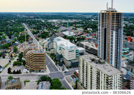 Aerial of Kitchener, Ontario, Canada 86306626