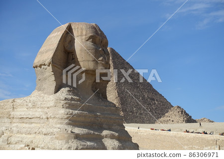 埃及獅身人面像和金字塔 86306971