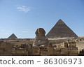 Egyptian sphinx and pyramids 86306973