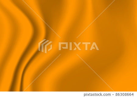 Silk orange background. Abstract vector pattern with copy space. Liquid wave texture, smooth drapery wallpaper. Wedding fabric, satin. Wavy design for banner, card, postcard, backdrop Silk orange background. Abstract vector pattern with copy space. Liquid wave texture, smooth drapery wallpaper. Wedding fabric, satin. Wavy design for banner, card, postcard, backdrop 86308664