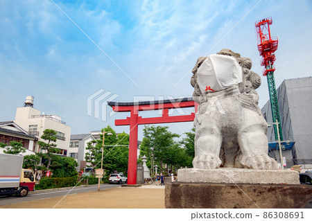 鎌倉鶴岡八幡宮二鳥居和若宮王子 鎌倉鶴岡八幡宮二鳥居和若宮王子 86308691