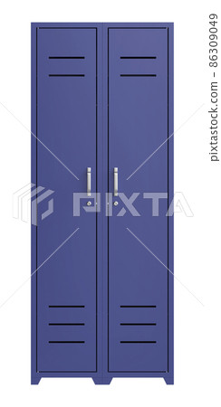 Blue metal lockers 86309049