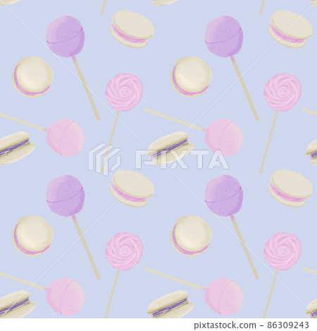 Seamless pattern with illustration of Candys in 86309243