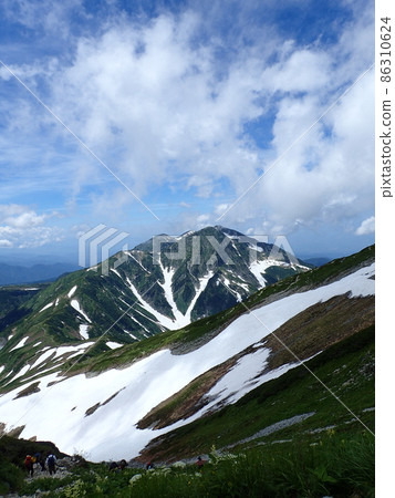 奧田一岳和夏天的藍天 地點：雷長坂（富山縣立山市） 86310624