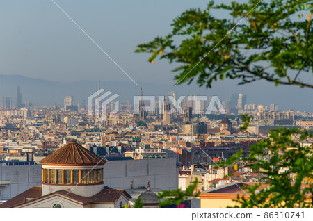 Barcelona from Montjuic Barcelona from Montjuic 86310741