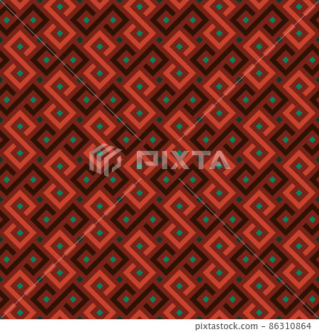 Colorful African geometric ornament. Colorful African geometric ornament. 86310864