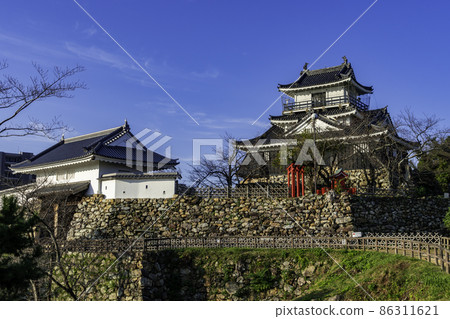 靜岡縣濱松市濱松城天守閣和天守閣 86311621