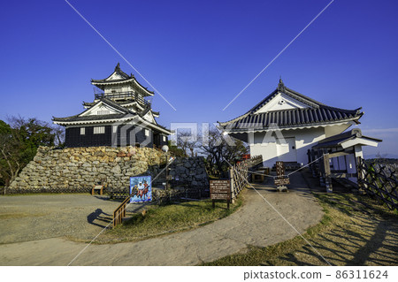 靜岡縣濱松市濱松城天守閣和天守閣 86311624
