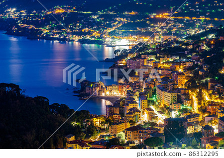 Night view of Camogli 86312295