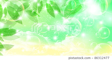 新的綠色留下風景背景 新的綠色留下風景背景 86312477