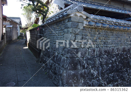 高知縣室戶市吉良川的石黑（石垣）重要傳統建築保存區 86315362