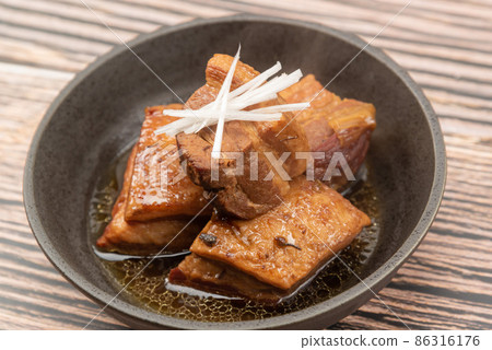 豬肚煮熟 86316176