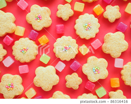 Lots of cookies and candies Lots of cookies and candies 86316416