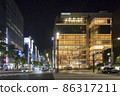 銀座在晚上 86317211
