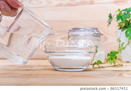 Baking soda paste image of watering baking soda 86317451