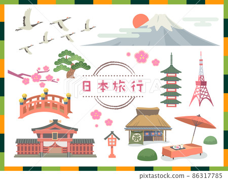 Travel Icon Set 3（日本）（* 矢量數據正在審核中） 86317785