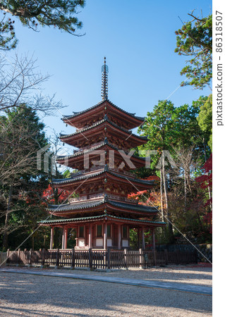 京都 Kaijusenji 寺五層寶塔 86318507