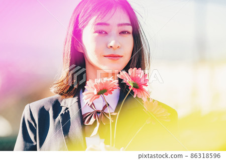 Photogenic schoolgirl portrait Photogenic schoolgirl portrait 86318596