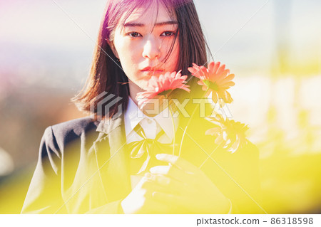一個無聊的高中女生的肖像 86318598