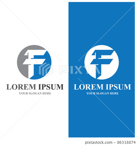 F logo vector icon illustration F logo vector icon illustration 86318874