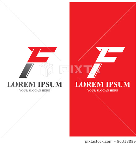 F logo vector icon illustration F logo vector icon illustration 86318889