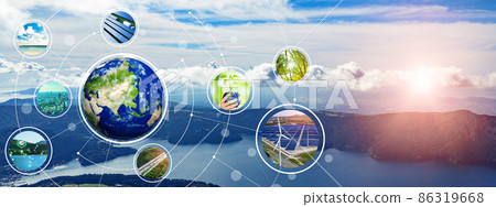 Environmental image Horizontal visual for banners and advertisements 86319668