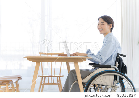 輪椅，30多歲女性，居住環境 86319827
