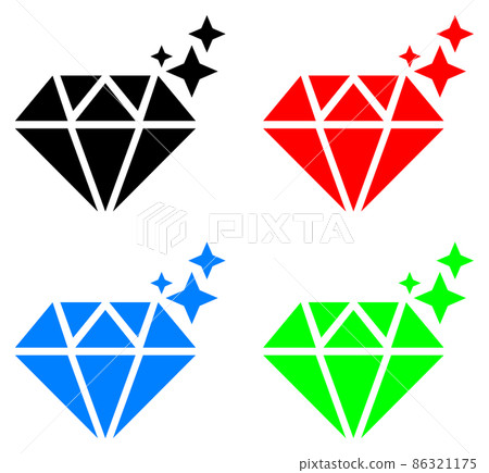 An expensive natural stone gem that shines beautifully 86321175