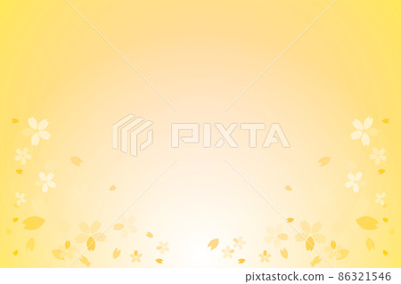 漸變背景櫻花花櫻桃 86321546