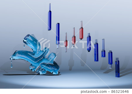 Image of stock price crash 86321646
