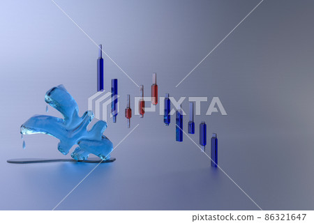 Image of stock price crash 86321647