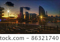 Sunset at the Minato Mirai 86321740