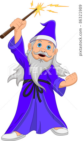 old witch cartoon isolated on white background old witch cartoon isolated on white background 86321989