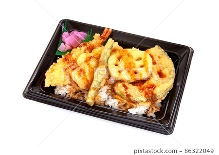 Take out the lunch box of Tendon Take out the lunch box of Tendon 86322049