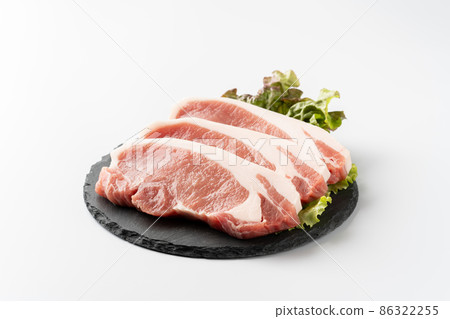 Thick sliced pork loin Thick sliced pork loin 86322255