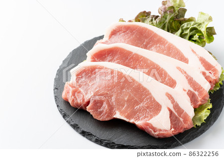 Thick sliced pork loin Thick sliced pork loin 86322256
