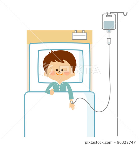 Hospitalized child to drip Hospitalized child to drip 86322747